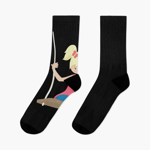 Item preview, Recess Fun Blond Girl Swinging designed and sold by TheRecessFilm.