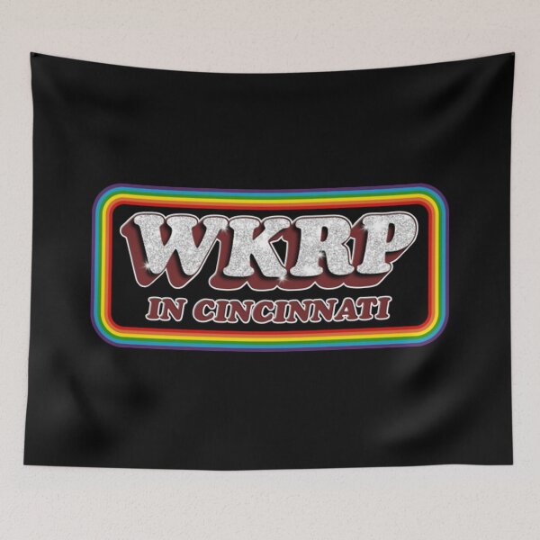 Item preview, WKRP In Cincinnati Retro Rainbow FanArt Design Shirt designed and sold by bandleft0843.