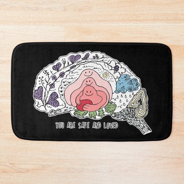 Item preview, You are safe and loved brain designed and sold by bittergodart.