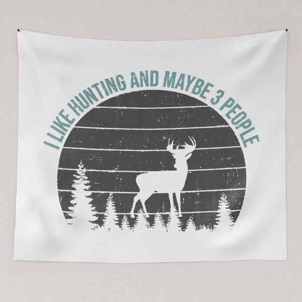 Item preview, I Like Hunting And Maybe 3 People designed and sold by MistyHiccup.