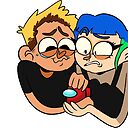 Nicole And Edward From Arcade Craniacs Sticker For Sale By Phioodle Redbubble