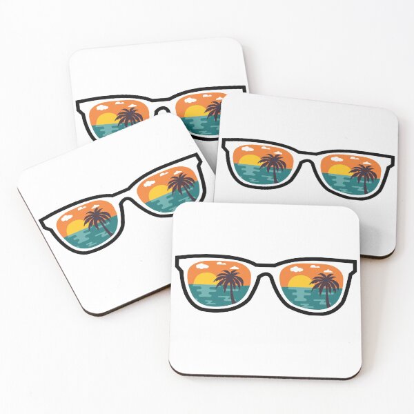 Item preview, Summer Palm Tree Glass designed and sold by artmadeinheaven.