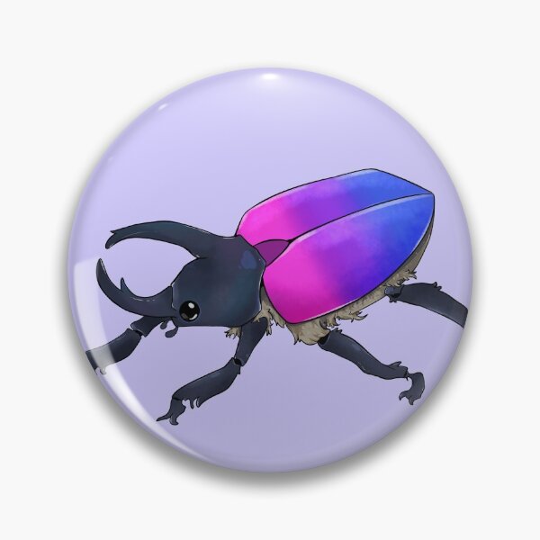 Item preview, Bi Pride Beetle designed and sold by SadWormHours.