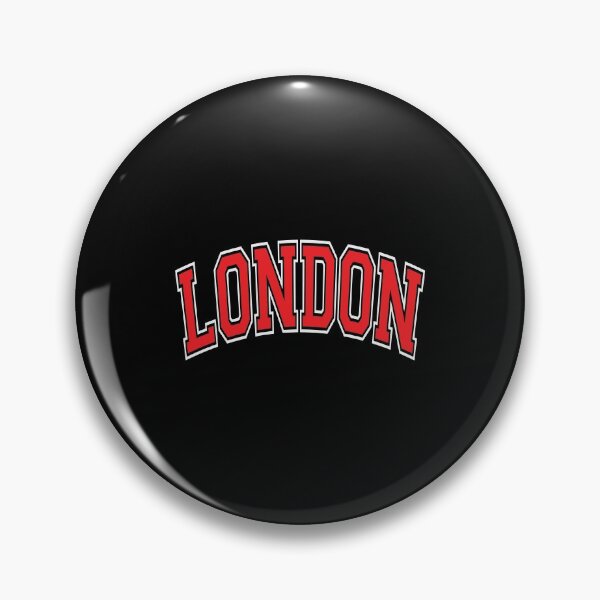 Item preview, London England Uk Varsity Style Red Text designed and sold by elviakenni.