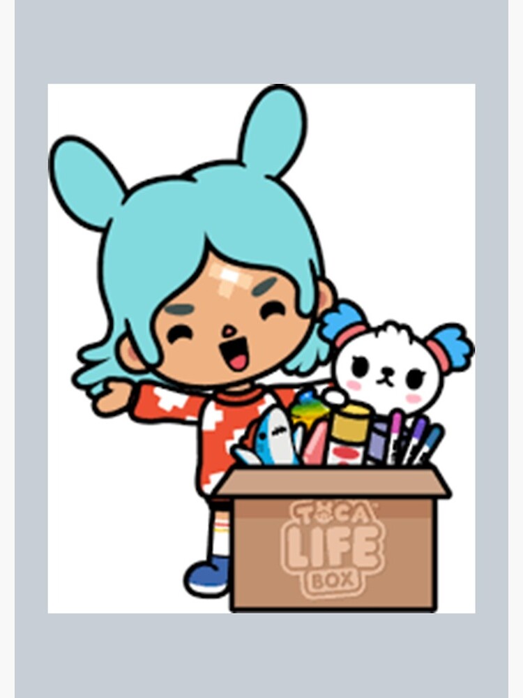 toca life box - toca boca cute | Spiral Notebook