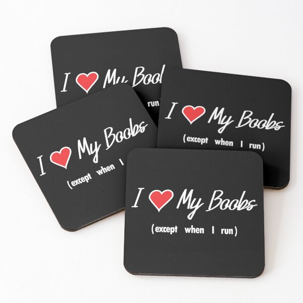 Item preview, I love My Boobs Except When I Run - Funny Women  designed and sold by StarsForgers.