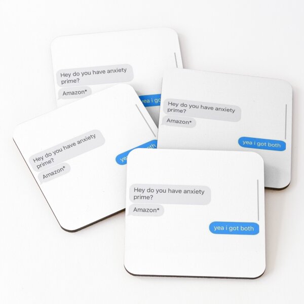 Item preview, funny text messages anxiet designed and sold by kgmcg.