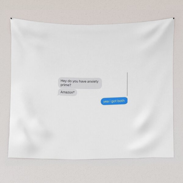 Item preview, funny text messages anxiet designed and sold by kgmcg.