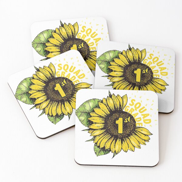 Item preview, Sunflower 1st Grade Squad T-Shirt First Grade Teacher designed and sold by Inkwell-TikNik.
