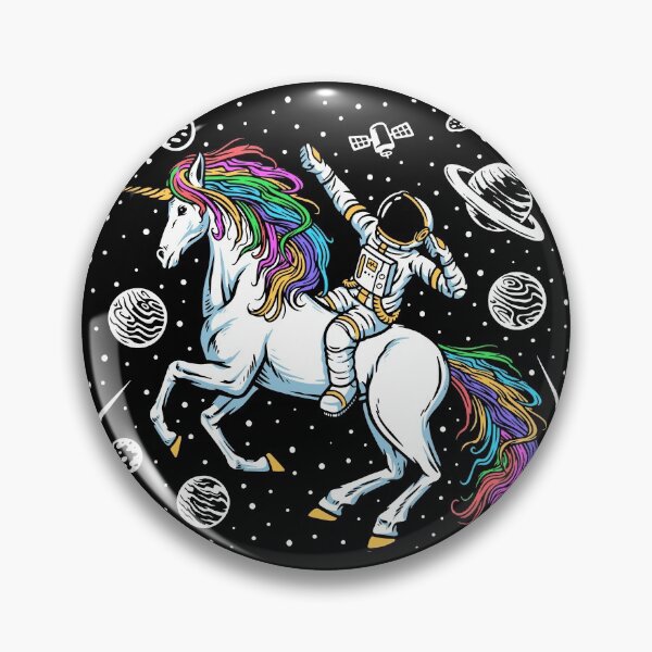 Item preview, Spaceman montando unicornio designed and sold by roocky.