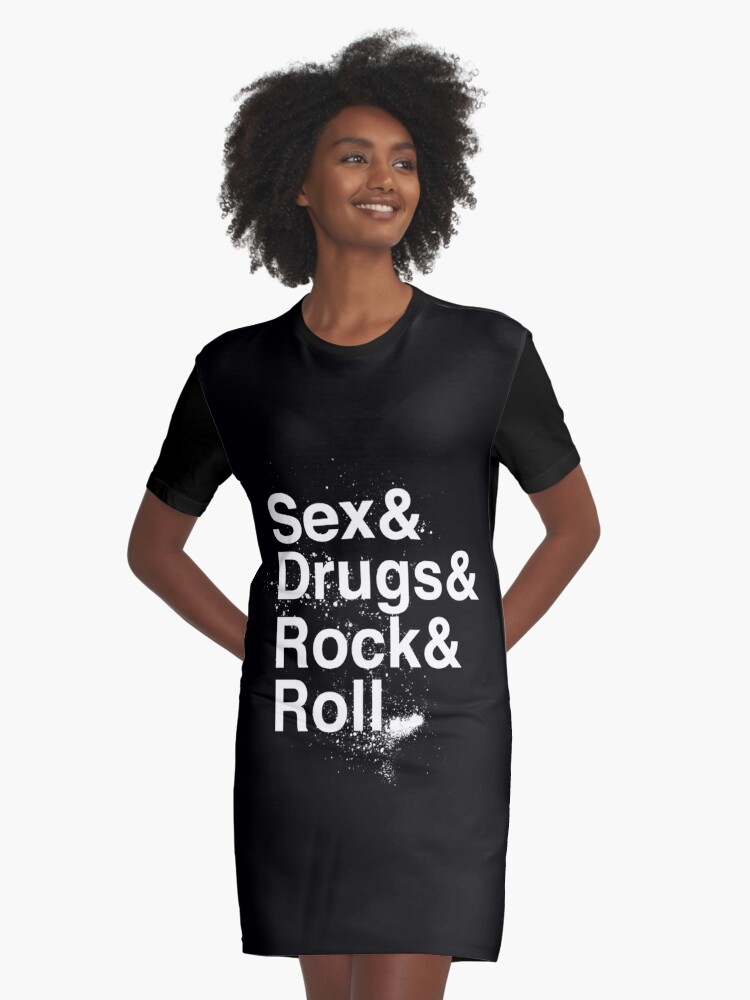 rock and roll t shirt dress