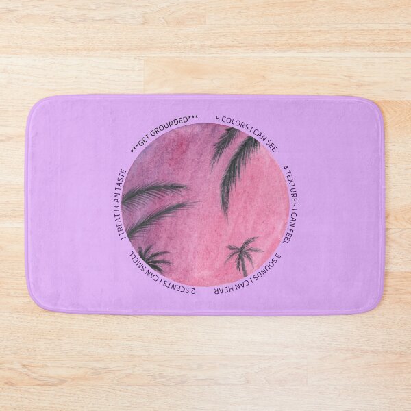 Item preview, Overwhelmed, stop and ground, look around... Mindfulness using the five senses, grounding technique. You will get through this, you are worthy and deserving of care. designed and sold by Orianah.