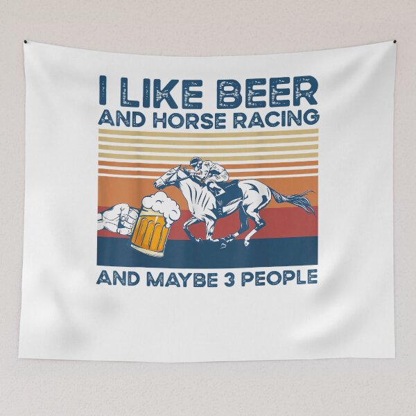 Item preview, I like beer and horse racing and maybe 3 people designed and sold by begin-again.