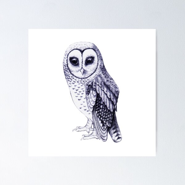 Item preview, Sooty Owl designed and sold by ThistleandFox.