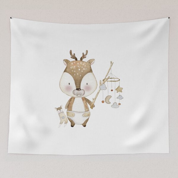 Item preview, Adventurous Lil’ Deer designed and sold by bigbearandbird.