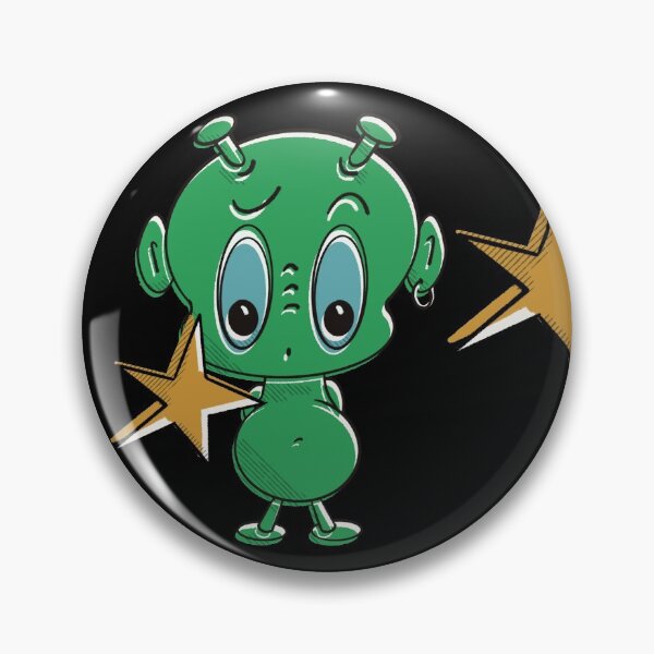 Item preview, I Don't Believe in Humans, cute retro Alien  designed and sold by LaBellCreative.