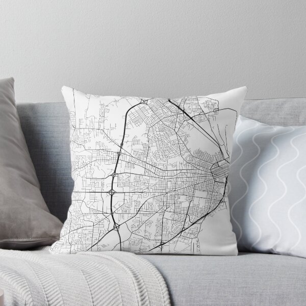 Item preview, Mobile Map, USA - Black and White designed and sold by MainStreetMaps.