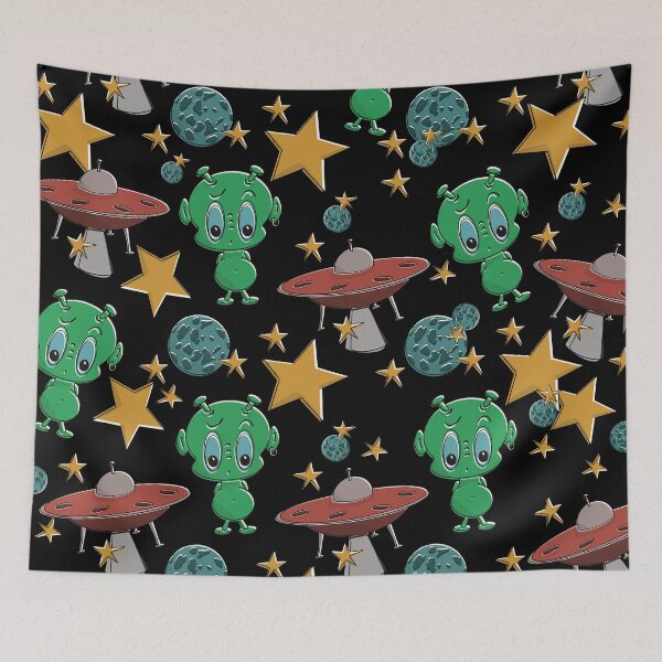 Item preview, I Don't Believe in Humans, cute retro Alien  designed and sold by LaBellCreative.