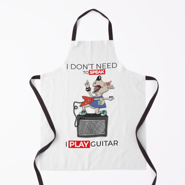 Item preview, Dog playing guitar with funny quotes designed and sold by THEHERTZ.