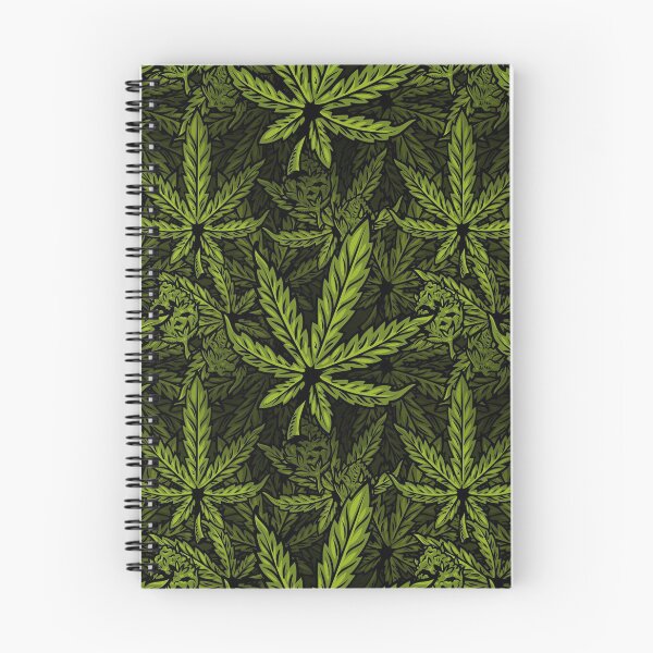 Item preview, Pattern with plant leaves of marijuana, cannabis, weed,  designed and sold by zaryab213.