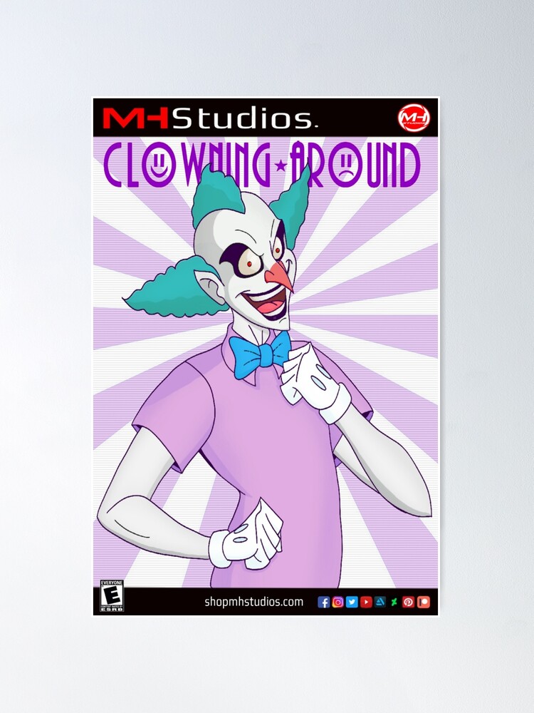 clowning around cartoon