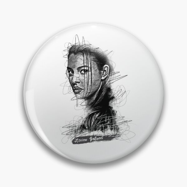 Item preview, Boceto abstracto de Monica Bellucci, Boceto de Monica Bellucci designed and sold by graphic-genie.