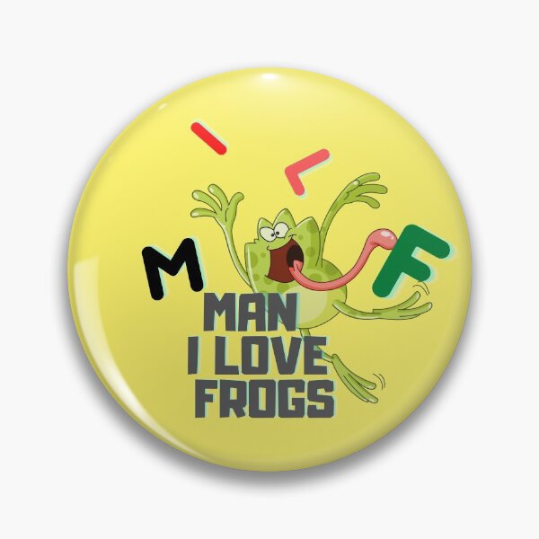 Artikelvorschau, MILF -M Ich liebe Frosch-T-Shirt. entworfen und verkauft von Cheeky Popp.