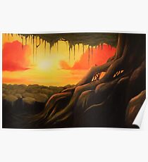 Banyan-grove tree Poster