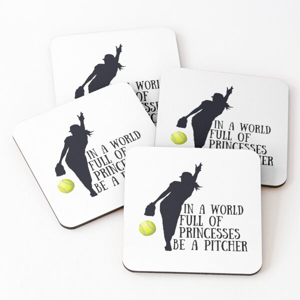 Item preview, Softball Pitcher - In a world full of princesses be a pitcher designed and sold by All Things Wild.