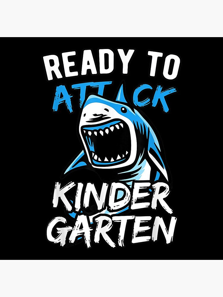 ready-to-attack-kindergarten-grade-boys-back-to-poster-for-sale-by