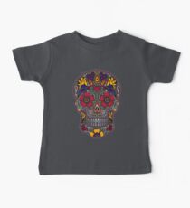Day of the Dead Sugar Skull Dark Baby Tee