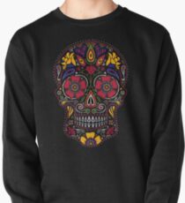 Tag der Toten Sugar Skull Dark Pullover