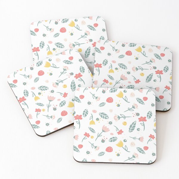 Item preview, Minimalistic Flowers Design - Soft Variety Colours designed and sold by HJacka.