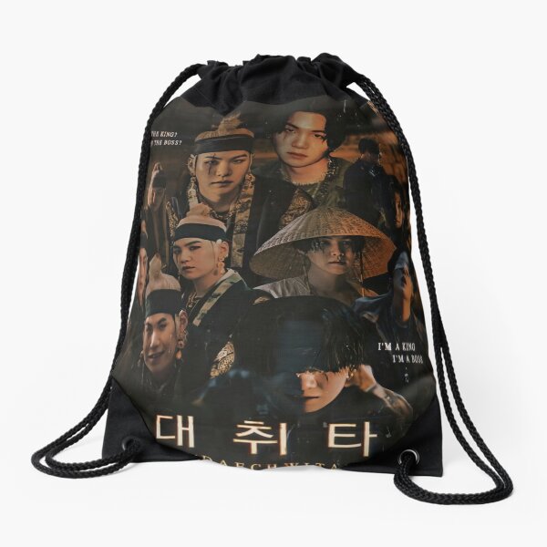 Daech Wita Collage Drawstring Bag