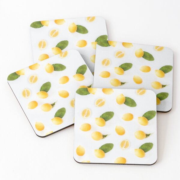 Item preview, Yellow Watercolor Lemon Slices Pattern designed and sold by Studio  Six.