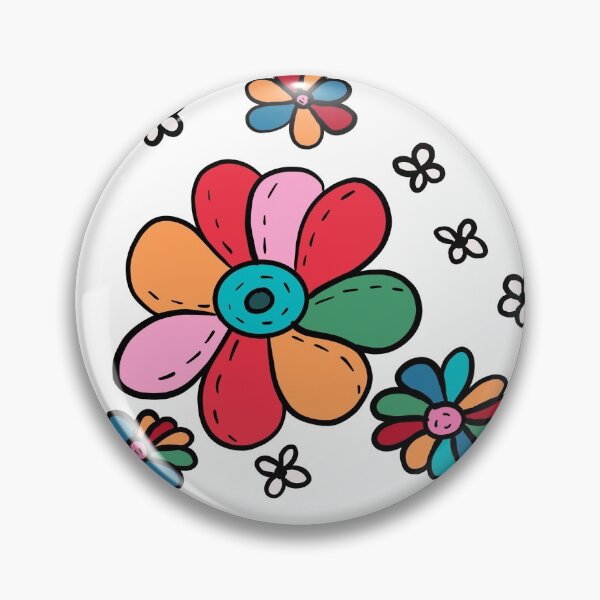 Item preview, Rainbow flower pattern designed and sold by Joey Judd.