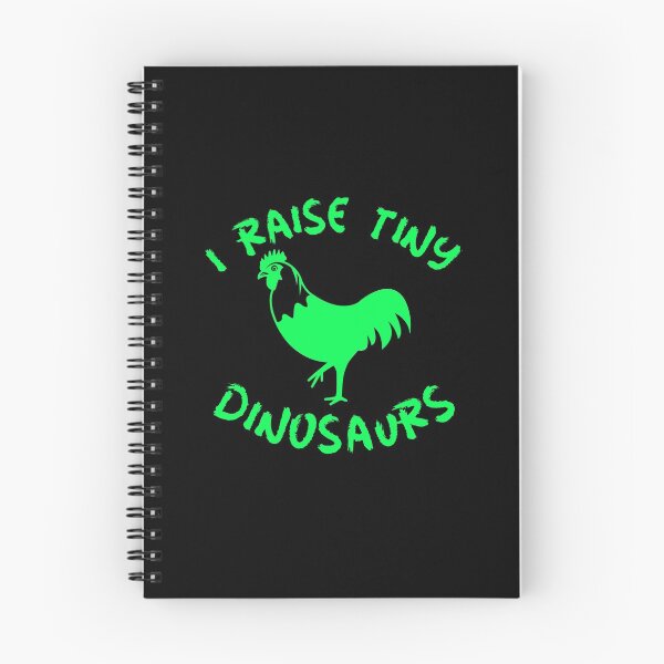 Item preview, I Raise Tiny Dinosaurs -funny chicken design in green text designed and sold by katiekendall.