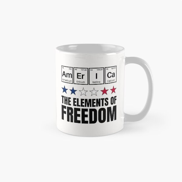 Aperçu de l'œuvre Les éléments de la liberté Amérique créée et vendue par designandclouds.