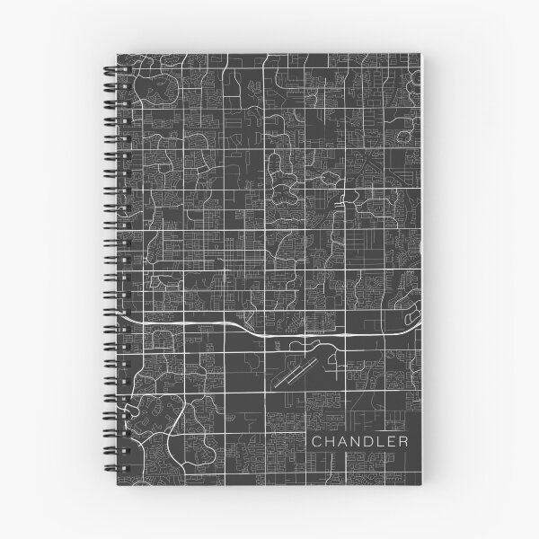 Item preview, Chandler Map, USA - Gray designed and sold by MainStreetMaps.