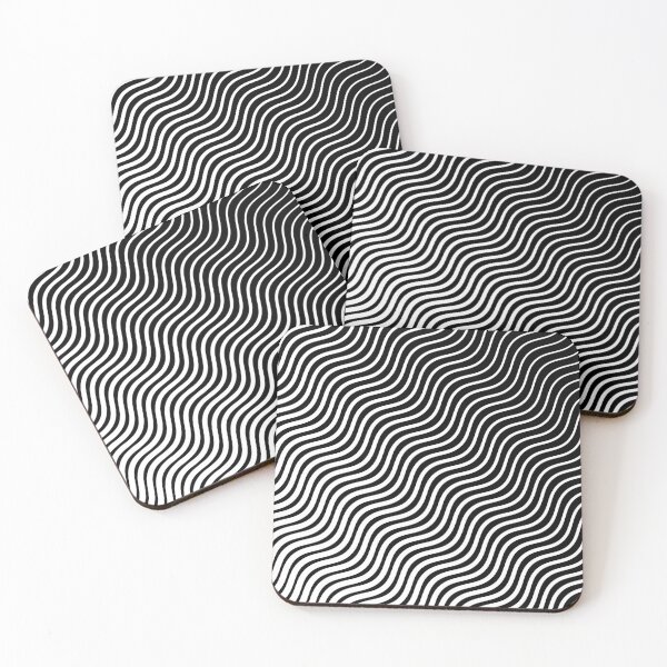 Item preview, Black & White Wave Pattern designed and sold by stilbon.
