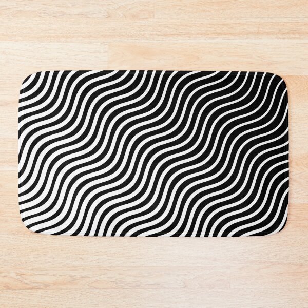 Item preview, Black & White Wave Pattern designed and sold by stilbon.