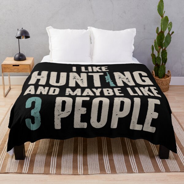 Item preview, I Like Hunting And Maybe 3 People designed and sold by MistyHiccup.