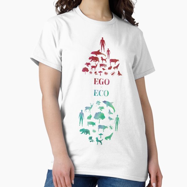 Item preview, ego vs eco, ecosystem, eco network, galaxy network designed and sold by challengecafe.