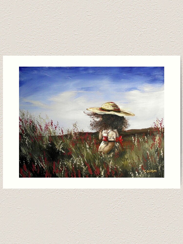 Alternate view of Amongst the Heather Art Print