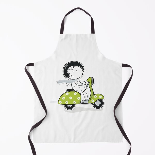 Item preview, Girl on a scooter designed and sold by FrankSpear.