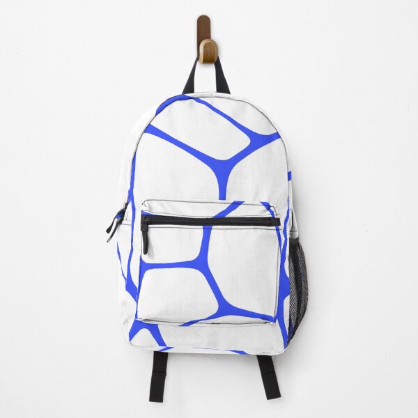 Item preview, White & Blue Abstract Tile Pattern designed and sold by stilbon.