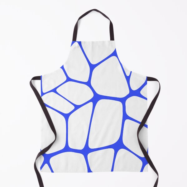 Item preview, White & Blue Abstract Tile Pattern designed and sold by stilbon.