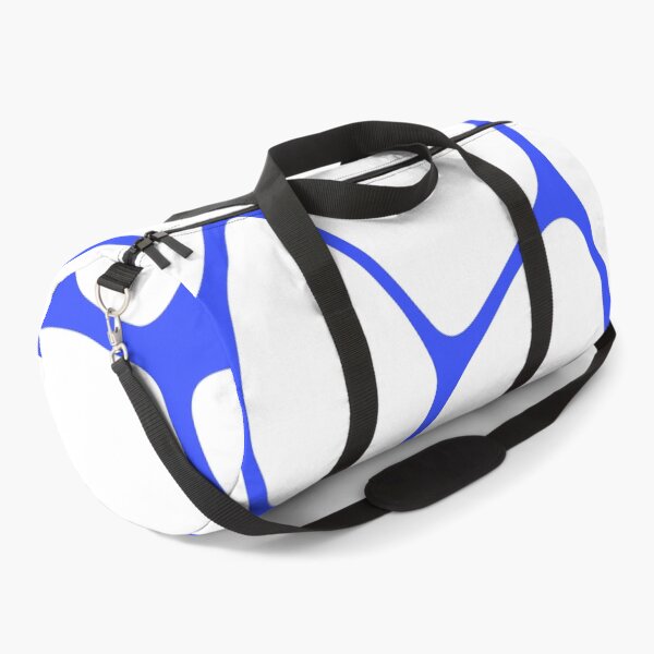 Item preview, White & Blue Abstract Tile Pattern designed and sold by stilbon.