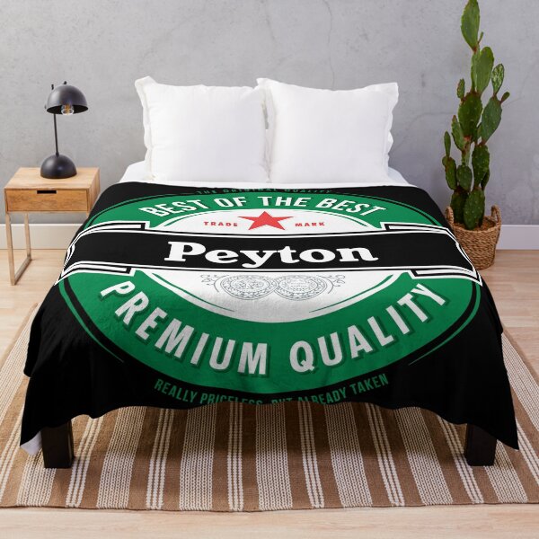 Peyton Throw Blankets for Sale | Redbubble