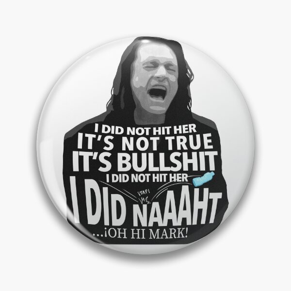 Item preview, The room movie Unisex T-shirt | Oh hi mark | i did not hit her | tommy wiseau inspiration designed and sold by KarenandShada.